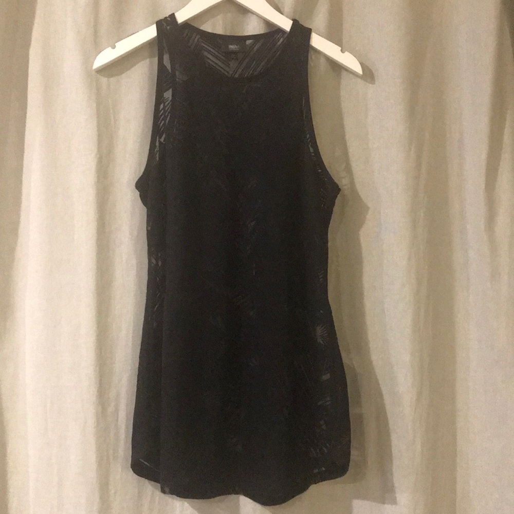 Mossimo black sheer tank